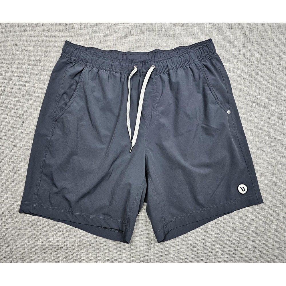 Vuori Shorts Mens XL Gray 7 Inseam Athletic Running Training Quick Dry